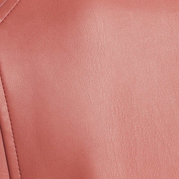 🆕 Vince Camuto Ladies' Faux Leather Jacket - Pink (NWT) - Picture 7 of 7